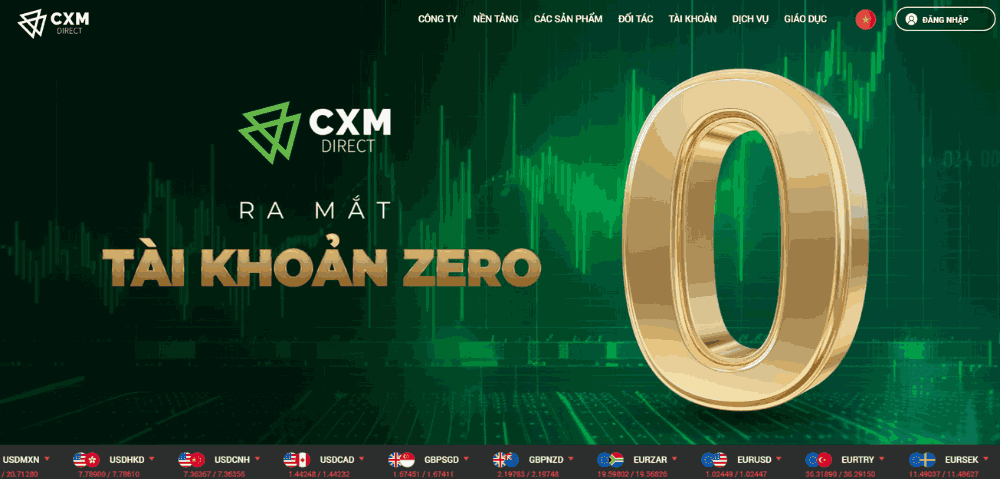 Sàn CXM Direct có lừa đảo không? Đánh giá sàn CXM Direct năm 2025 2 Website sàn CXM Direct